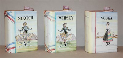 Lot 310 - Set of Three Italian Pottery Book-Form...