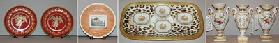 Lot 343 - Miscellaneous Group of Porcelain Table...