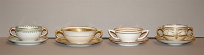 Lot 369 - Miscellaneous Group of Porcelain Cream Soup...