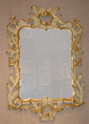 Lot 545 - Rococo Style Gilt-Wood Mirror Height 50 1/2...
