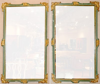 Lot 3518 - Pair of Italian Rococo Style Parcel Gilt and...