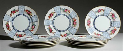 Lot 3191 - Set of Twelve Crown Staffordshire Porcelain...