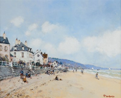 Lot 1081 - Jean Pierre Dubord French, b. 1949 La Plage a...