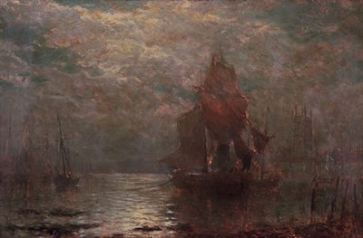 Lot 2439 - George Herbert McCord 1848-1909 Evening, St....