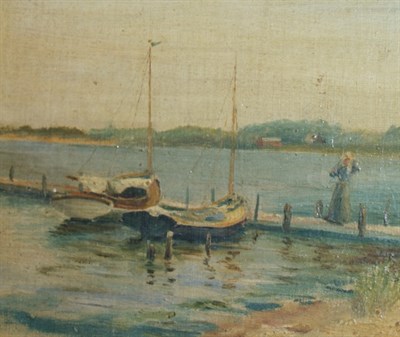 Lot 6 - Manner of Thomas Pollock Anshutz Woman by...