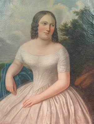 Lot 2322 - American School 19th Century Portrait of a...