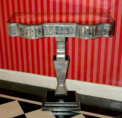 Lot 107 - Neoclassical Style Mirror Console The...