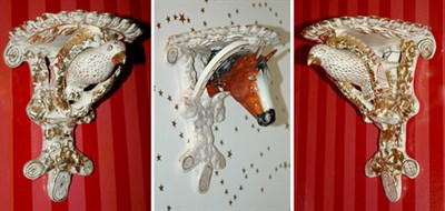 Lot 112 - Pair of Staffordshire Gilt Decorated...