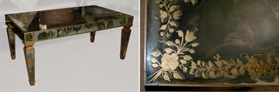 Lot 185 - Neoclassical Style Eglomise Coffee Table Of...