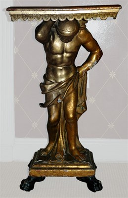 Lot 128 - Continental Baroque Style Gilt-Wood Side Table...