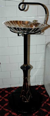 Lot 139 - Black Painted Metal Cigarette Stand With a...