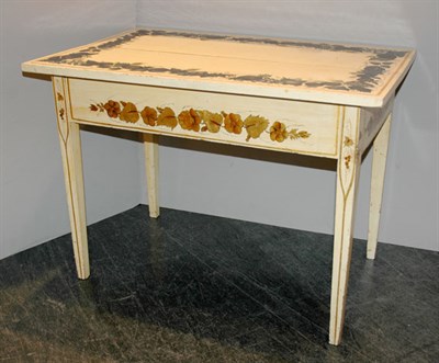 Lot 129 - Cream Painted Coffee Table Of rectangular form,...
