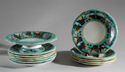 Lot 144 - Davenport Porcelain Partial Dessert Service...