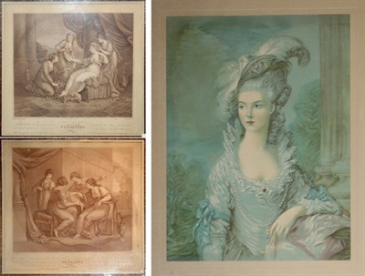 Lot 102 - After Anglelica Kauffman CLEOPATRA and...