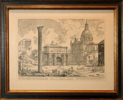 Lot 103 - Giovanni B. Piranesi ARCO DI SETTIMIO SEERO...