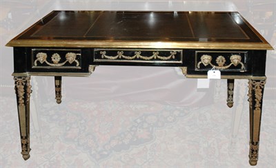 Lot 3578 - Louis XVI Style Gilt-Metal Mounted Ebonized...