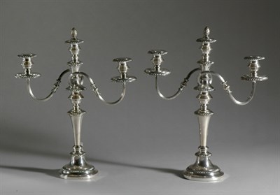 Lot 3360 - Pair of Georgian Style Silver Plated...