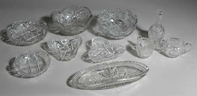 Lot 3206 - Miscellaneous Group of American Brilliant Cut...
