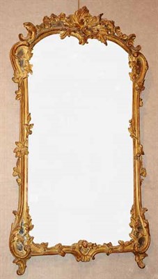 Lot 1519 - Louis XV Gilt-Wood Mirror Mid 18th century The...