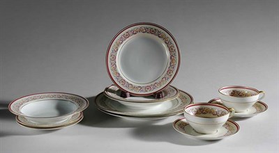 Lot 3305 - Limoges Porcelain Dinner Service In the...