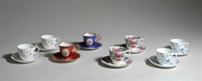 Lot 3213 - Miscellaneous Group of Porcelain Cups and...