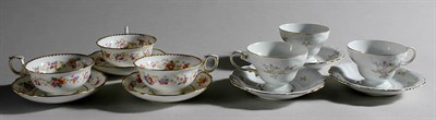 Lot 3214 - Set of Twelve Hammersley Porcelain Teacups and...