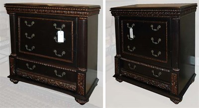 Lot 3541 - Pair of George III Style Stained Fruitwood...