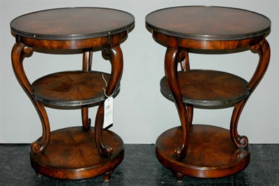Lot 3478 - Pair of Louis XV Style Oak and Mahogany...
