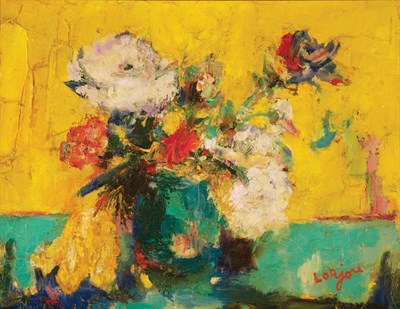 Lot 58 - Bernard Lorjou French, 1908-1986 Fleurs Signed...