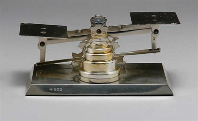 Lot 3235 - George V Silver Balance Scale London, circa...
