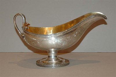 Lot 2252 - American Silver Gravy Boat Ball, Black & Co.,...