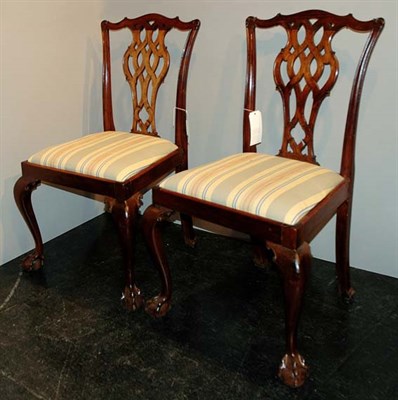 Lot 4173 - Set of Six George III Style Mahogany Dining...