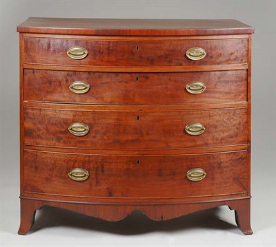 Lot 1542 - Late George III Inlaid Chest of Drawers Early...