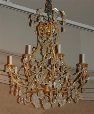Lot 1496 - Louis XV Style Gilt-Bronze and Rock Crystal...
