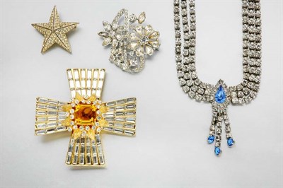 Lot 265 - Lot of Costume Rhinestone Jewelry