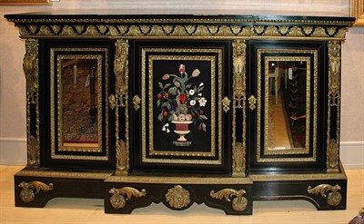Lot 3384 - Louis XIV Style Gilt-Bronze Mounted and Brass...