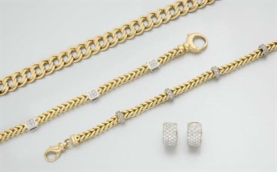 Lot 393 - Group of Gold and Diamond Jewelry