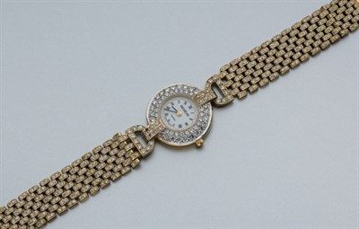 Lot 323 - Gold and Diamond Wristwatch