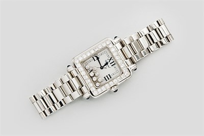 Lot 115 - Stainless Steel and Diamond Wristwatch