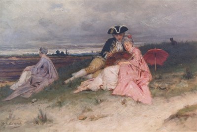 Lot 3068 - W.J. Martens Dutch, 19th Century A Restful...