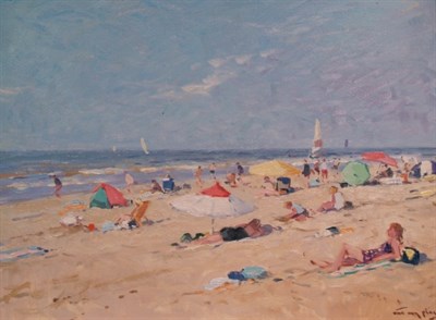 Lot 3096 - Niek van der Plas Dutch, b. 1954 A Day at the...