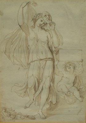 Lot 1007 - French School Late 18th Century A Dancing...