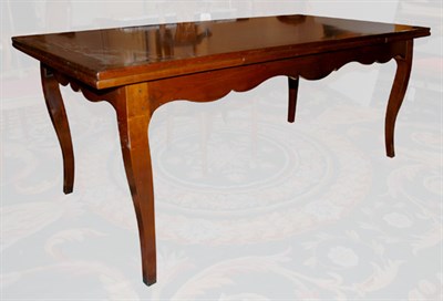 Lot 3612 - French Provincial Style Fruitwood Draw Leaf...