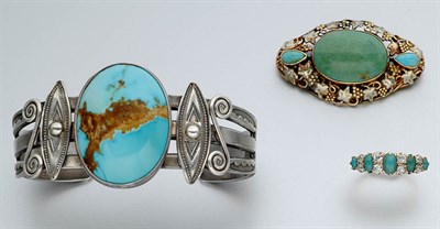 Lot 896 - Group of Turquoise Jewelry