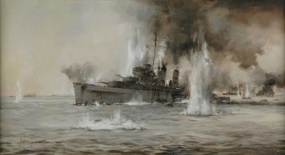 Lot 2459 - Montague Dawson British, 1890-1973 H.M.S....