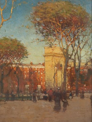 Lot 2476 - Paul Cornoyer 1864-1923 Washington Square...