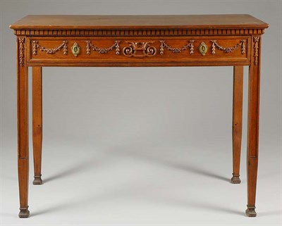 Lot 3364 - Edwardian Oak Side Table The slightly...