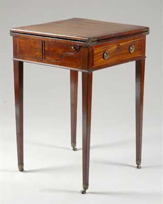 Lot 1521 - George III Mahogany Diminutive Writing Table...