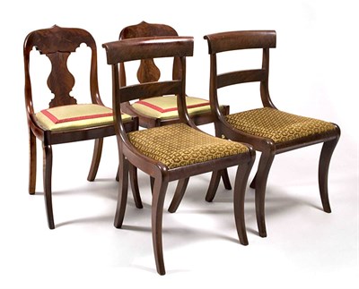 Lot 2073 - Pair of American Restauration Mahogany Side...