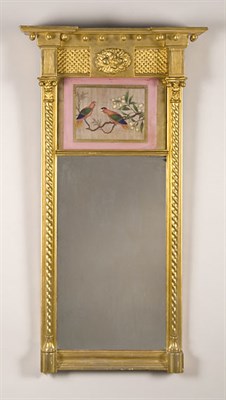 Lot 2095 - Regency Gilt-Wood Pier Mirror Early 19th...